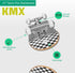 KMX Complete 31" x 8" Skateboard for Beginners, Double Kick Concave Deck, Kids Cruiser for Girls and Boys