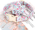 Beirui Cute Spring Dog Collar - Lightweight Soft Girl Dog Collar with Flower, Adjustable Floral Pet Collar for Small