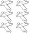 VOSAREA 12pcs Stainless Steel Fishing Snap Clips Heavy Duty Closed Eye Snaps