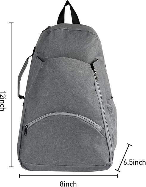 Tennis Bag Backpack, Multifunctional Sports Bag for Women and Men to Hold 1 or 2 Tennis Rackets/Racquets