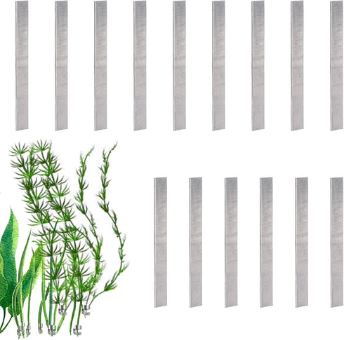 15pcs Aquarium Plant Weights, Bendable Metal Anchors for Aquatic Plants, Prevent Floating in Ponds