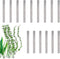 15pcs Aquarium Plant Weights, Bendable Metal Anchors for Aquatic Plants, Prevent Floating in Ponds