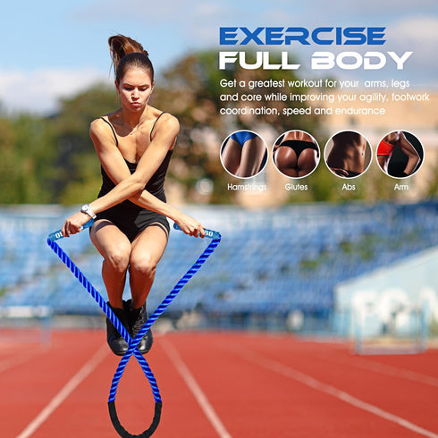 Weighted Jump Rope for Men and Women, Heavy Jump Ropes for Fitness Training to Improve Muscle Strength