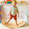 WOOD CITY Wobble Board, Wooden Balance Board Kids for Toddlers & Adults,