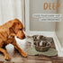 PEGGY11 Deep Stainless Steel Anti-Slip Dog Bowls, 2 Pack, 8 Cups Each