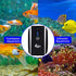 AQQA Aquarium Air Pump, Battery Rechargeable Portable Oxygen Pump for Fresh & Saltwater Tanks, 1.7 W