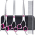 Gimars Dog Grooming Scissors Kit, Professional 4CR with Safety Round Tip, 5 in 1 Heavy Duty Shears