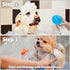 (6 Pcs) ELEGX Pet Grooming Bath Massage Brush with Soap and Shampoo Dispenser Soft Silicone Bristle for Long Short