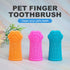 Hera Harmony 3 Pack Finger Toothbrush for Dogs & Cats, Soft Silicone Pet Dental Care Brush for Plaque & Tartar Removal
