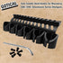Gotical Quick Detach Saddle Side Carrier Kit, 12 Gauge 6 Round Shell Holder for Mossberg 500/590