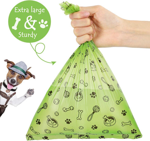 1080 Pack, Dog Poop Bags Bulk Value Strong Leak-Proof Doggie Bags for Poop, Dog Waste Bag Refill Rolls