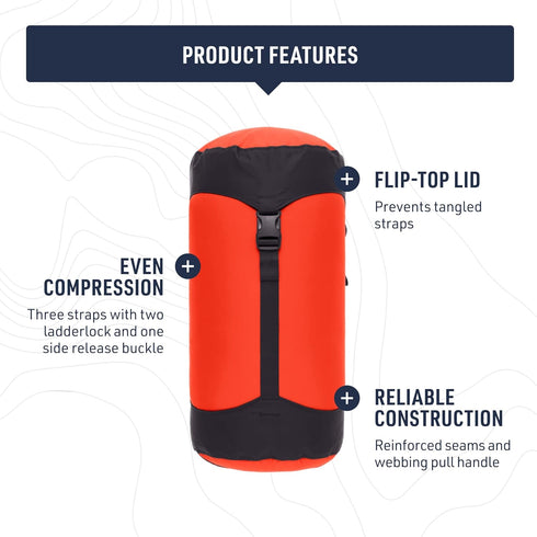 Sea to Summit Lightweight Compression Sack - Space-Saving Outdoor and Travel Storage