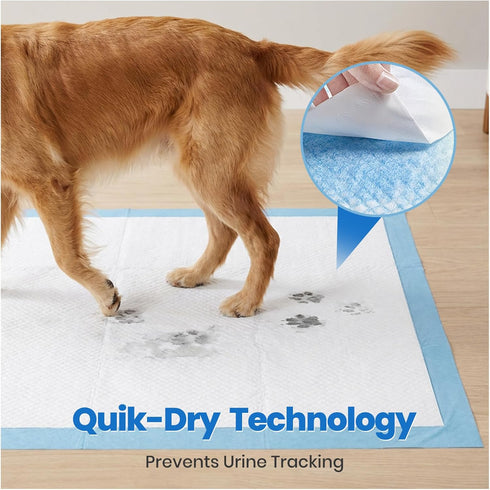 100 Count 28" 34", Gimars XL Puppy Pads x Extra Large Dog Pee Pads, Absorbent Quick-Dry Puppy Training Pads, Disposable