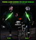 LED Reflective Running Gear, High Visibility Belt Sash with Armband for Night Walking, Adjustable Light Up Safety Gear
