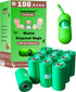 Multipurpose Waste Bags 11 Refill Rolls (198 Bags) with Dispenser, Biodegradable, Leak-Proof,