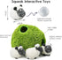 Hide and Seek Dog Puzzle Puppy Toys, Interactive Squeaky Plush Stuffed Toys for Dogs, Small Size (Sheep)