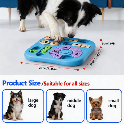 Tee Shirt Galaxy Interactive Dog Treat Puzzle Toys Durable, Dog Puzzle Toy IQ Training Slow Feeder for Large Medium