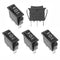 QTEATAK 5Pcs SPDT Toggle Rocker Switch, 3 Position ON/Off/ON, AC 15A/250V for Car Boat