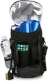 Intech Golf Bag Cooler and Accessory Caddy - Portable Soft Sided 10-Can Insulated Cooler Bag for Golf Cart