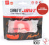SAFEJAWZ Sports Mouthguard Slim Fit, Adult and Junior Mouth Guard with Case for Contact Sports (Junior <11 Years)
