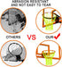 Glow Basketball Net, Luminous Nightlight Portable Outdoor Sun Powered Sport Nylon Basketball Net