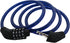 Set of 4 Flexible Steel Combination Bicycle Locks, 10mm Thick with PVC Cover, 4-Digit Resettable Code Security Cable