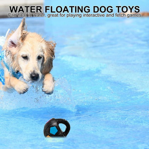 Loisdaro Calming Ball for Dogs - Squeaky Floating Chew Toy, Anxiety Relief & Stress Relief Fetch Game for Small