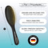 Chris Christensen Dog Brush, 20 mm Oval - Wood Pin Series, 100% Static-Free, Real Wood Pins, Reduces Painful Pulling,