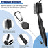 Skylety 3 Pieces Golf Club Groove Sharpener, Retractable Brush and 6-Head Re-Grooving Tool