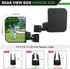 No Drilling Golf Cart Side Mirrors - HD Shatterproof Mirrors for EZGO Club Car Yamaha with Blind Spot