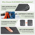 Backpacking (Grey-2pack) Inflatable Seat Cushion, Self Inflating Memory Foam Stadium Seat Cushion Lightweight Camping