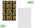 Vendhui Bouquet of Yellow Sunflowers Premium Golf Towel, Prints Towel Golf Carts Or Clubs Accessories Golfers Gifts