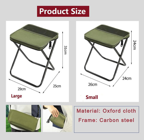 FUHUAQI Backpack Hiking and Trekking Foldable Chair, Travel Hiking Portable Folding Chair, New Camping, Picnic