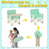 Toddler Beach Chair for Baby - Lightweight Kids Folding Camping Chair with Tray and Storage Bag, Easy to Clean, Safe