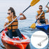 PATIKIL 6.4x5mm Kayak Paddle Snaps, 16 Pack Tent Pole Clips for Camping, Steel V Shaped Push Button Spring Clips