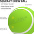 Playology Squeaky Dog Toy | Durable Rubber Interactive Fetch Ball | Sweet Potato Scented for Medium Dogs