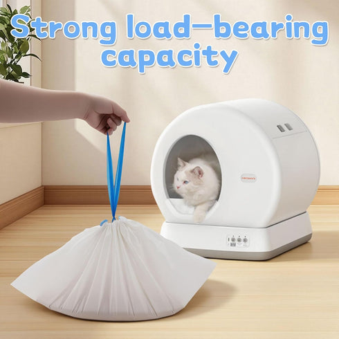 Giaceaw 120 Count MW-SC01/MW-SC02/MW-LR01 Extra Large Cat Litter Box Liners, Cat Litter Waste Receptacles Bags