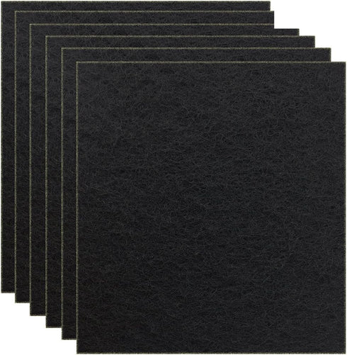 6 Pack Charcoal Cat Litter Box Replacement Filter, Hooded Cat Litter Boxes and Pans