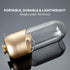 Fire-Maple Orange Camping Lantern, Glass & Steel, Propane or Isobutane Fuel Canister, No Mantles Needed