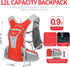 Hydration Pack Backpack, Lightweight Water Backpack with 2L Leakproof Hydration Bladder for Running