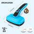 Dog Self Cleaning Slicker Brush for Shedding, Ideal for Short Long Haired Dogs, Removes Loose Fur, Blue