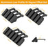 Picatinny Offset Rail Mounts, 3, 4, 5 Slots, 45 Degree Offset Angled Picatinny Weaver Rail Mount, Aluminum Low Profile