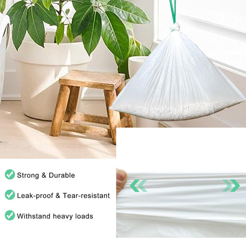 100 Count MW-SC01/MW-SC02/MW-LR01 Liners-18" 12.6" Cat Litter Liner Bags Compatible with Self-Cleaning Automatic Cat