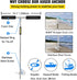 VEVOR 18" 36" Length Sand Anchor Auger, Galvanized Carbon Steel Slide Anchor for Beach and Sandbar