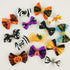 50pcs/Pack Pet Dog Cat Halloween Hair Bows, Rhinestone Puppy Grooming Bows with Rubber Bands
