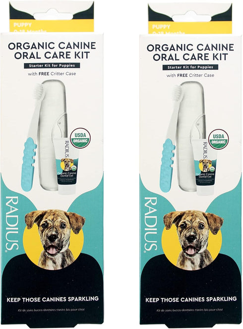 RADIUS USDA Organic Dental Solutions Puppy Kit 2 Units, Kit Includes 1