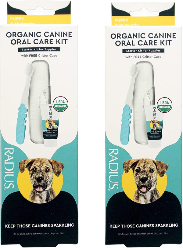 RADIUS USDA Organic Dental Solutions Puppy Kit 2 Units, Kit Includes 1