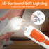 CATPICK 7-Speed Trimmer Dog & Cat Nail Grinder with Light - Ring LED Safe to Avoid Overcut, Quiet Low Vibration
