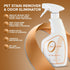 Zero Odor Pet Stain Remover & Odor Eliminator, 16oz - Best for Carpet, Furniture, Floors, Pet Bed - Over 400 Sprays