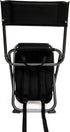 Montana Pickle Co. Backpack 225 lbs Pickleball Chair with Backrest Folding Stool Chair Compact and Paddle Sleeve